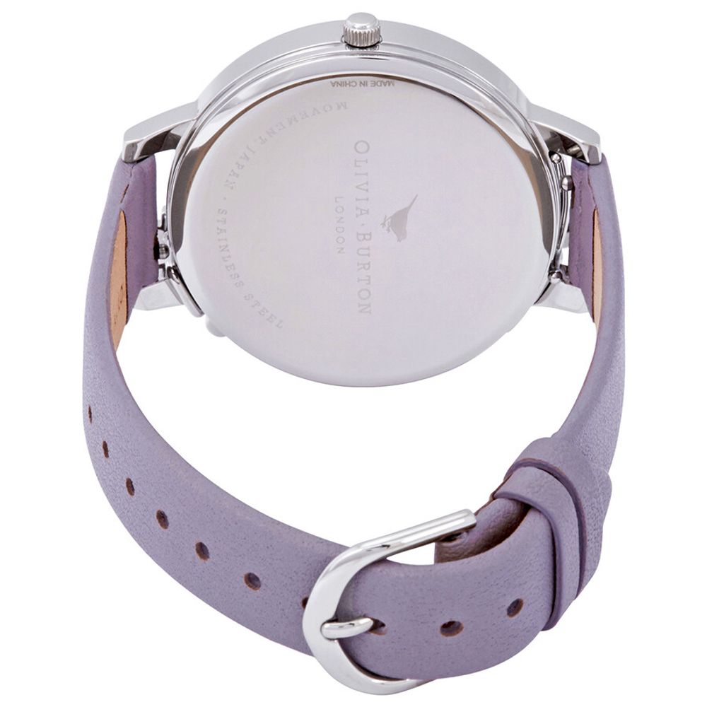 Olivia Burton Purple Eco Leather Watch LUNESCAPE