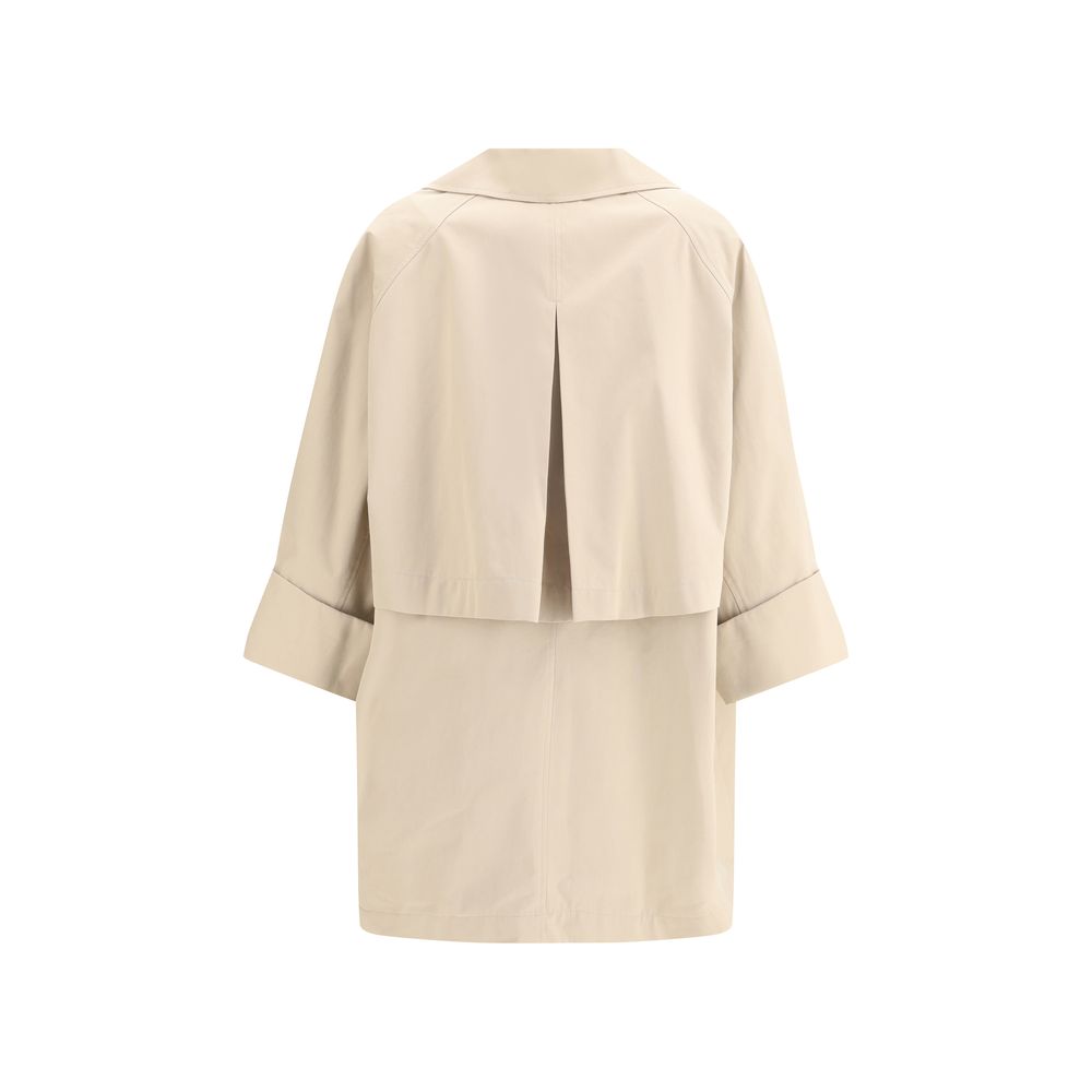 Brunello Cucinelli Midi Trench Coat LUNESCAPE