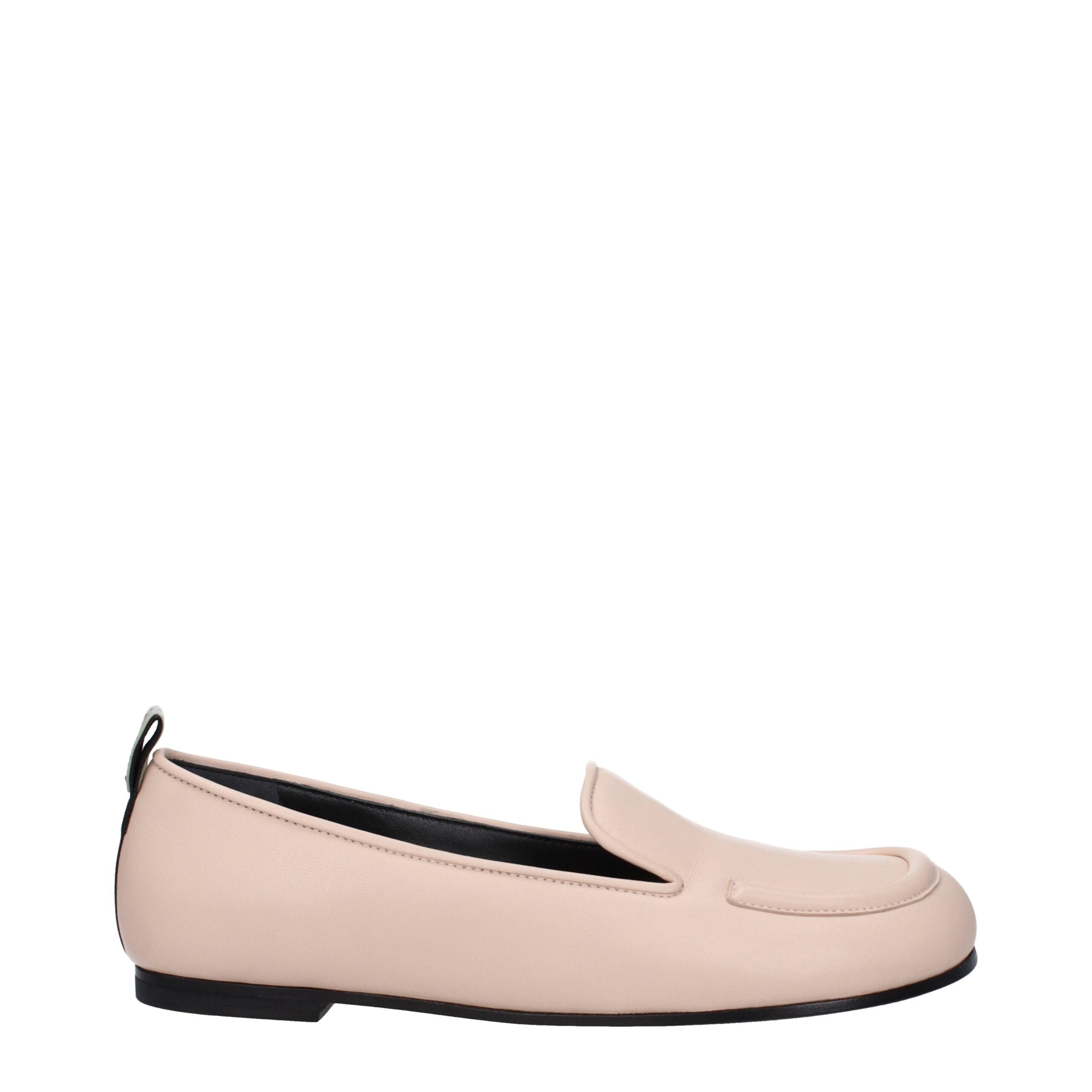 Premiata Pink Leather Slip-On Loafers LUNESCAPE