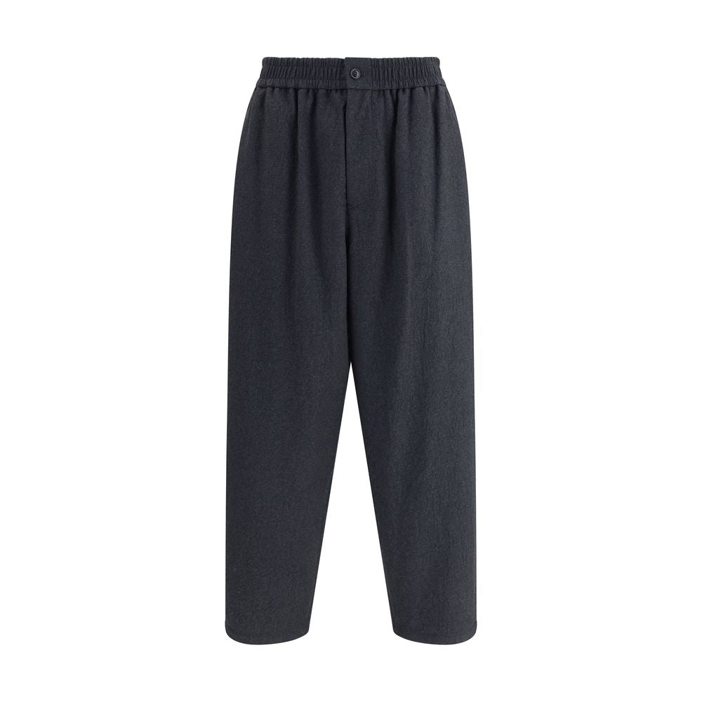 Giorgio Armani Virgin Wool Flannel Pants LUNESCAPE