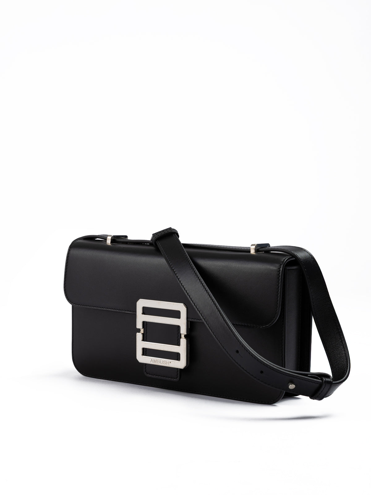 Ambush Black Leather Crossbody Bag LUNESCAPE