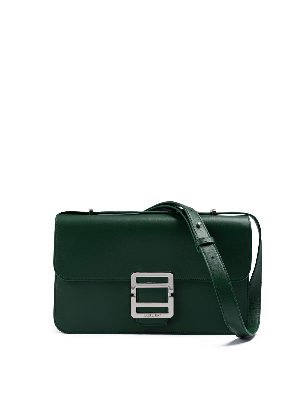 Ambush Green Leather Crossbody Bag LUNESCAPE