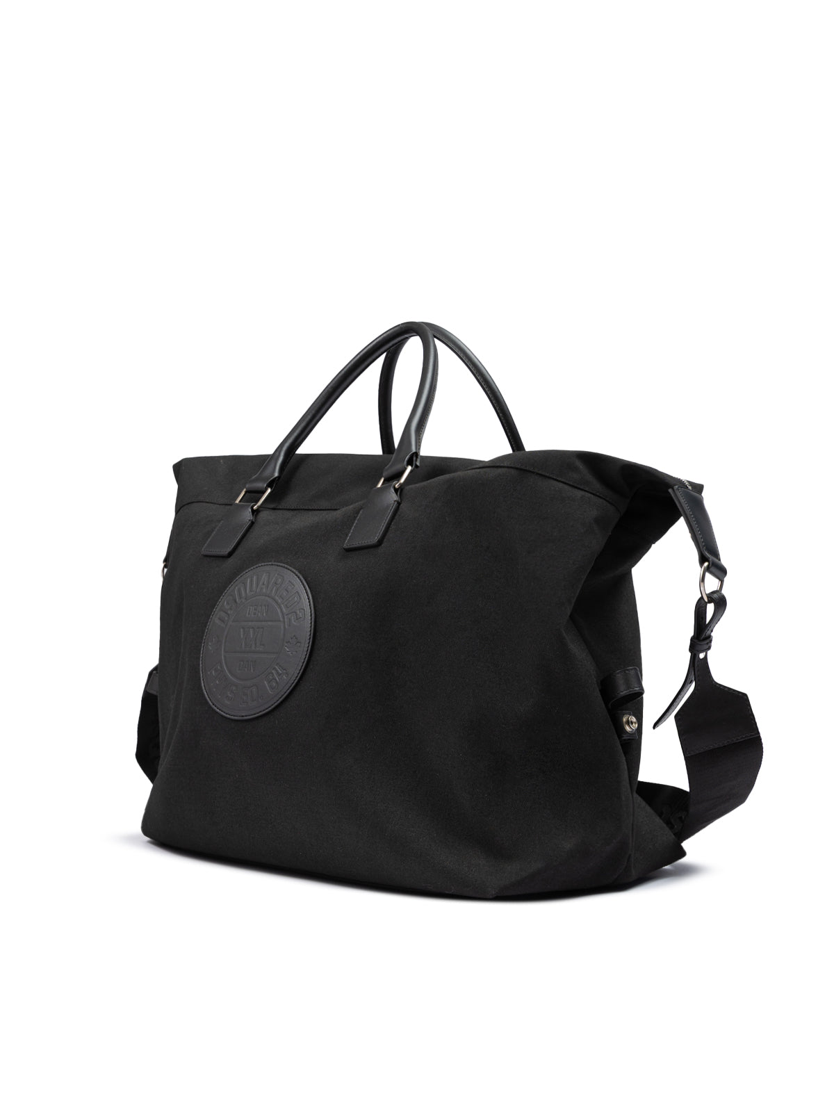Dsquared² Black Fabric Weekend Travel Bag LUNESCAPE