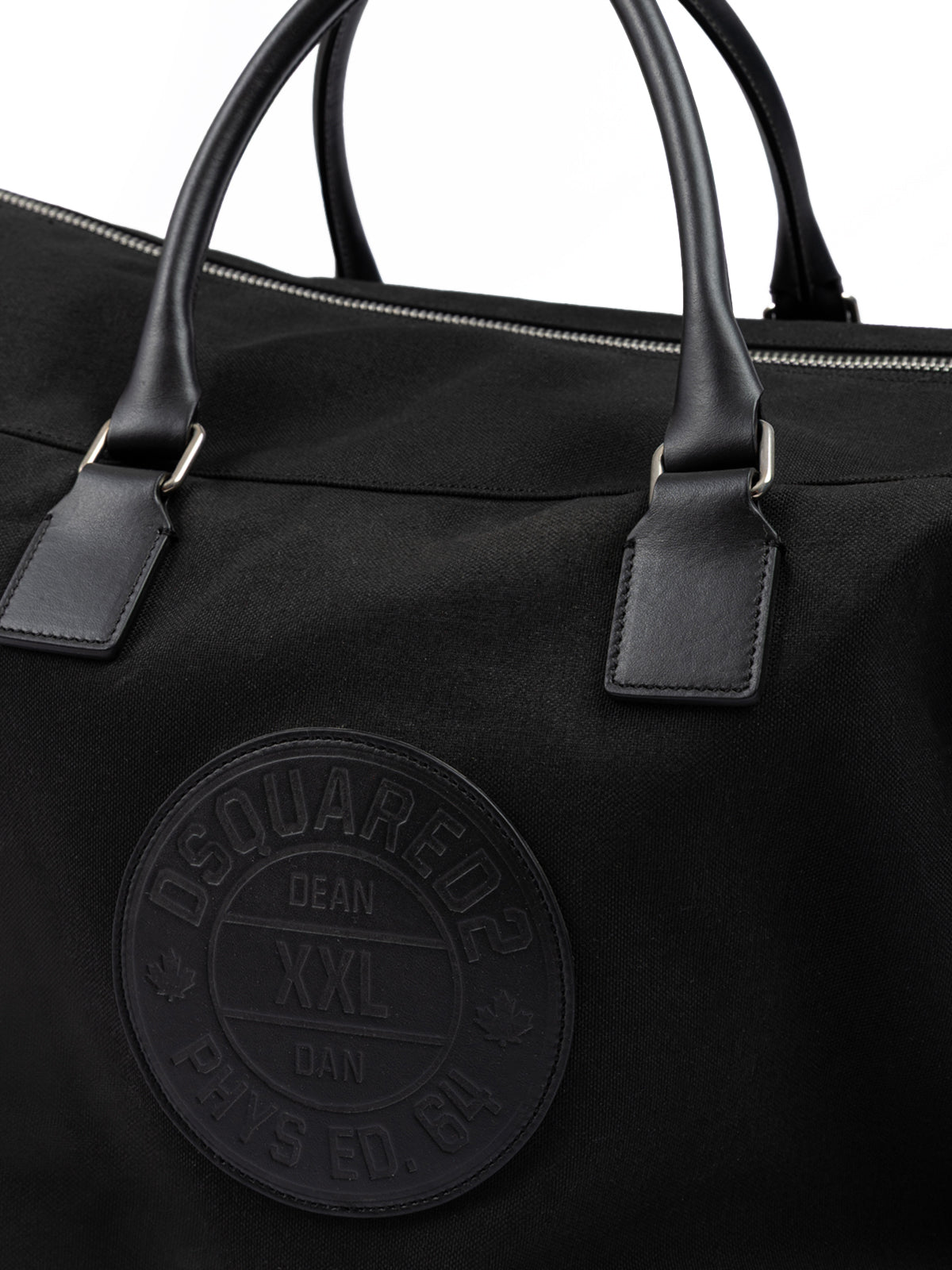 Dsquared² Black Fabric Weekend Travel Bag LUNESCAPE