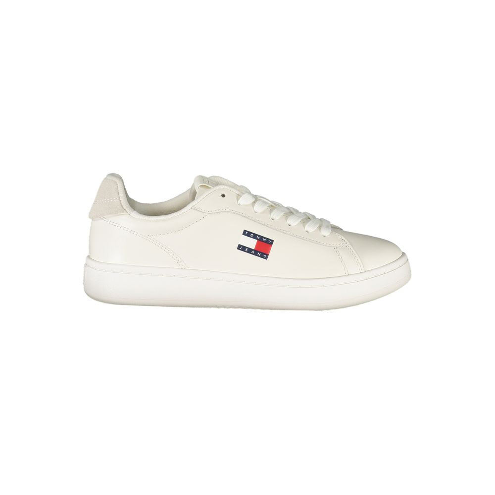 Tommy Hilfiger White Leather Women Sneaker LUNESCAPE