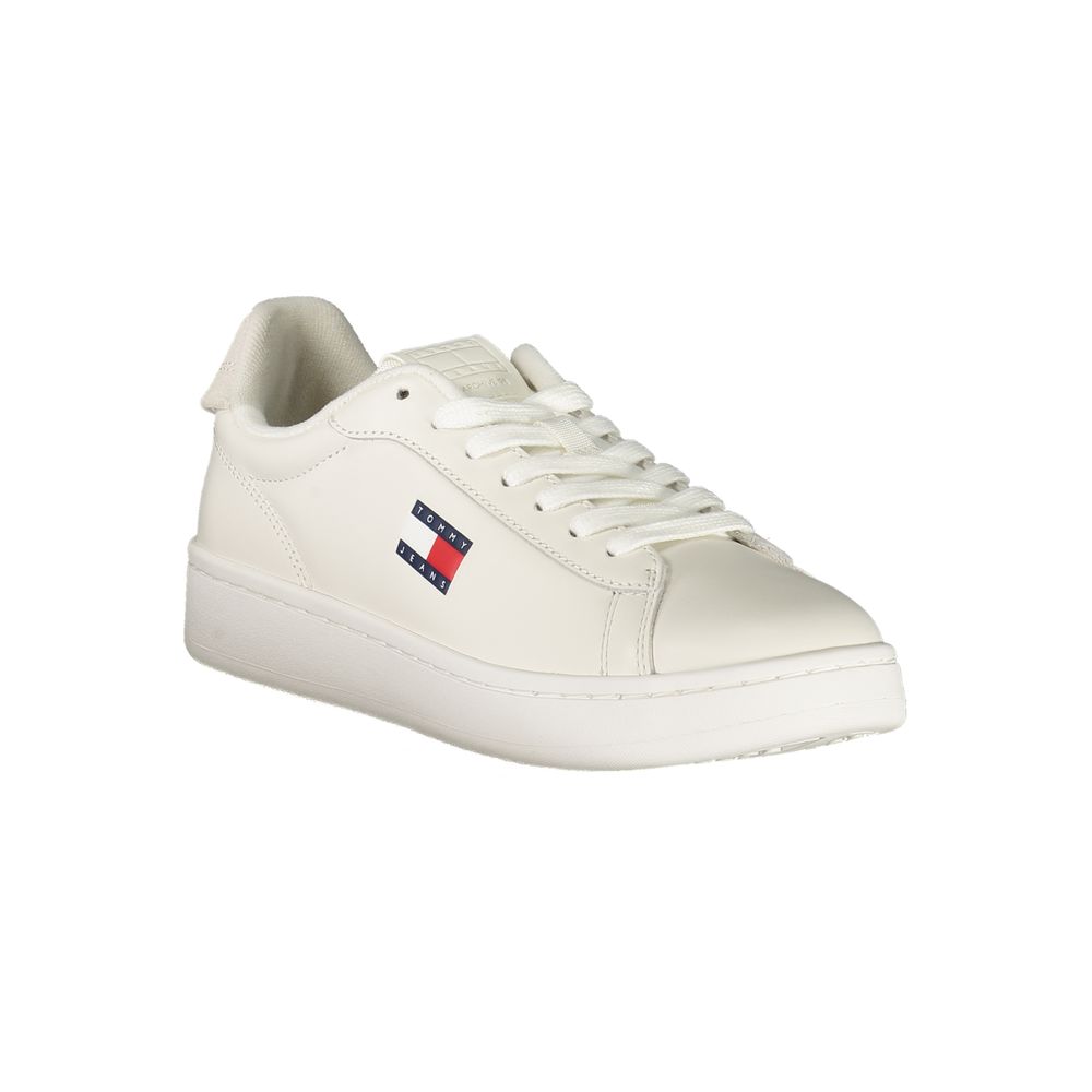 Tommy Hilfiger White Leather Women Sneaker LUNESCAPE