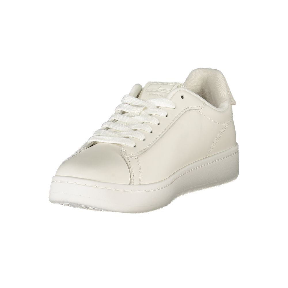 Tommy Hilfiger White Leather Women Sneaker LUNESCAPE
