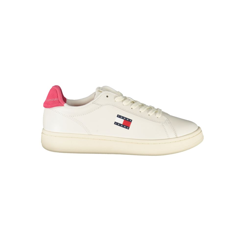 Tommy Hilfiger White Leather Women Sneaker LUNESCAPE