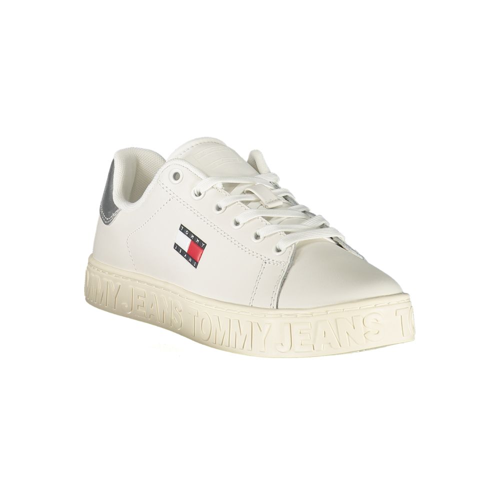 Tommy Hilfiger White Leather Women Sneaker LUNESCAPE
