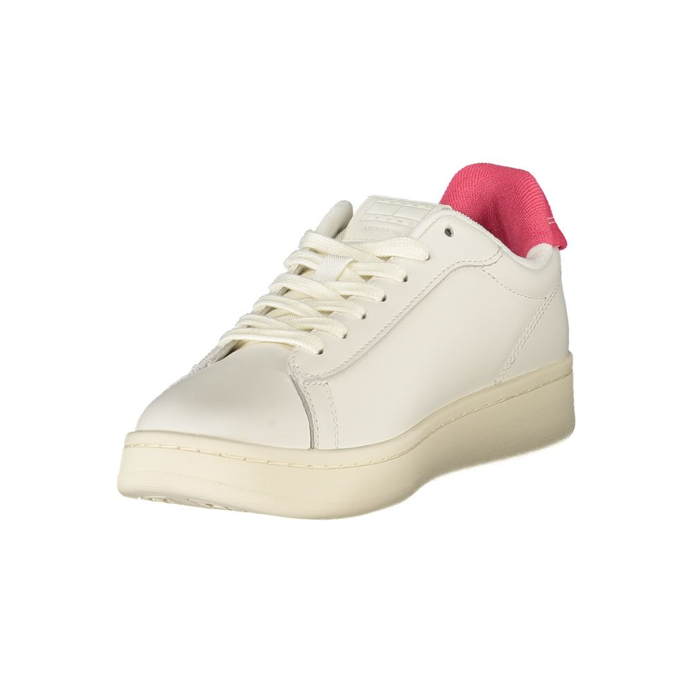 Tommy Hilfiger White Leather Women Sneaker LUNESCAPE