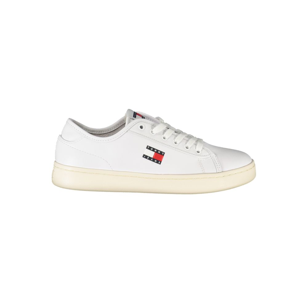 Tommy Hilfiger White Leather Women Sneaker LUNESCAPE