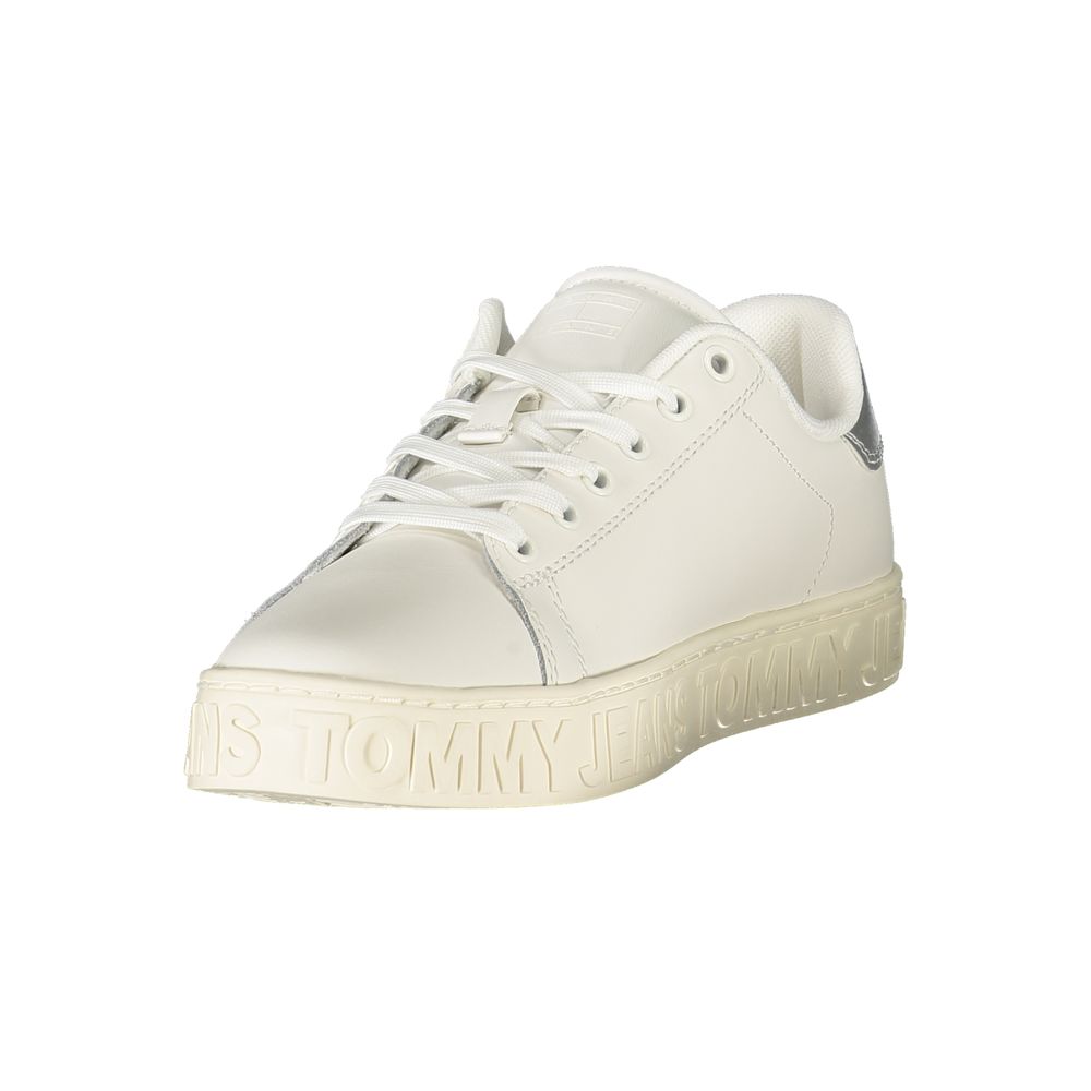Tommy Hilfiger White Leather Women Sneaker LUNESCAPE