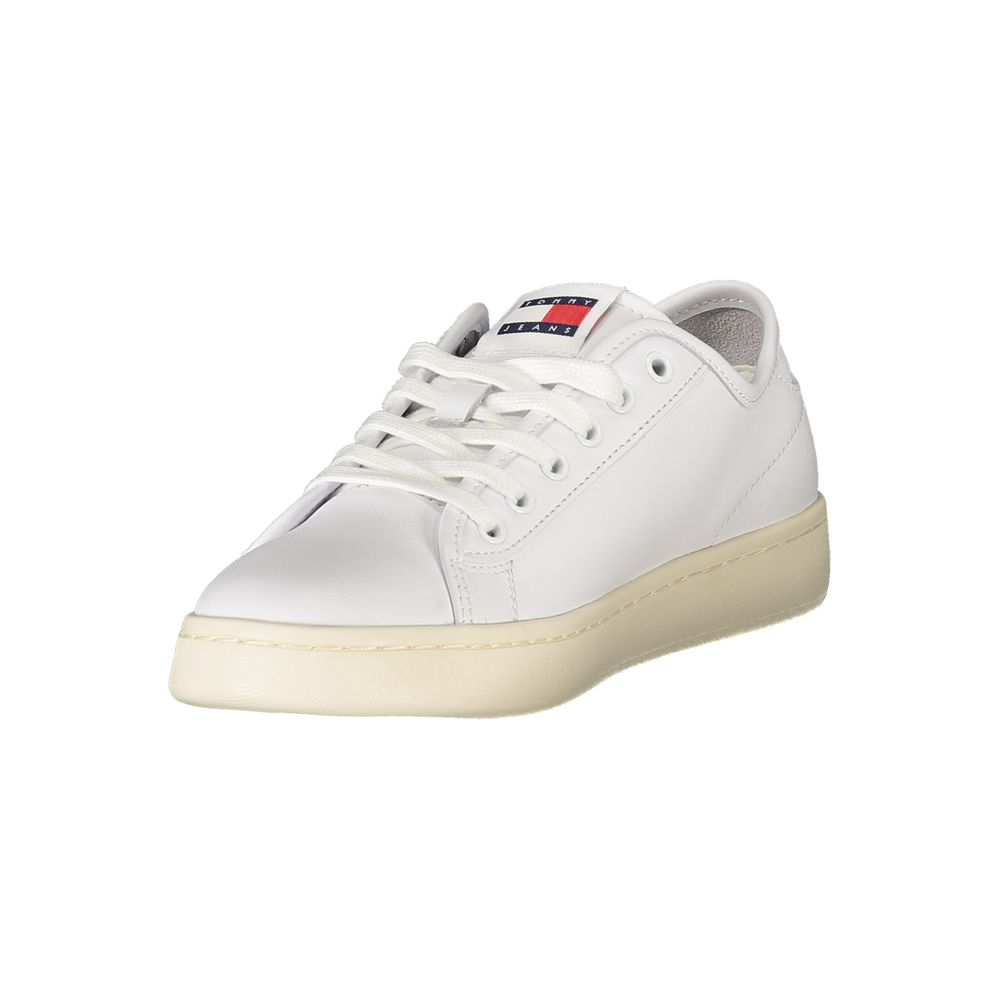 Tommy Hilfiger White Leather Women Sneaker LUNESCAPE