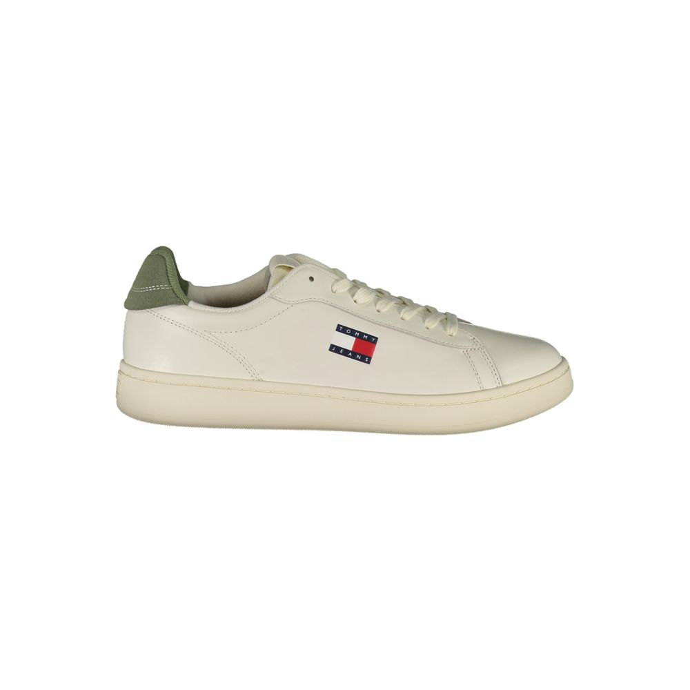 Tommy Hilfiger Bianco Polyurethane Men Sneaker LUNESCAPE