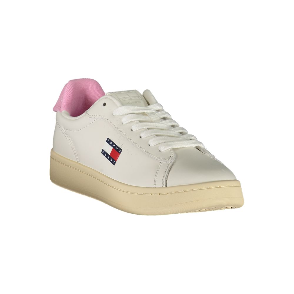 Tommy Hilfiger Bianco Polyurethane Women Sneaker LUNESCAPE