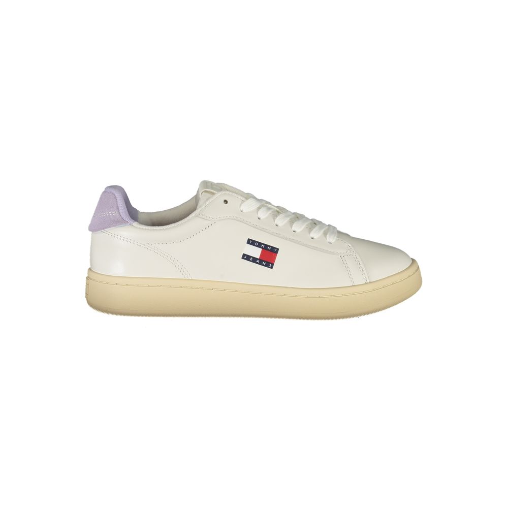 Tommy Hilfiger White Leather Women Sneaker LUNESCAPE