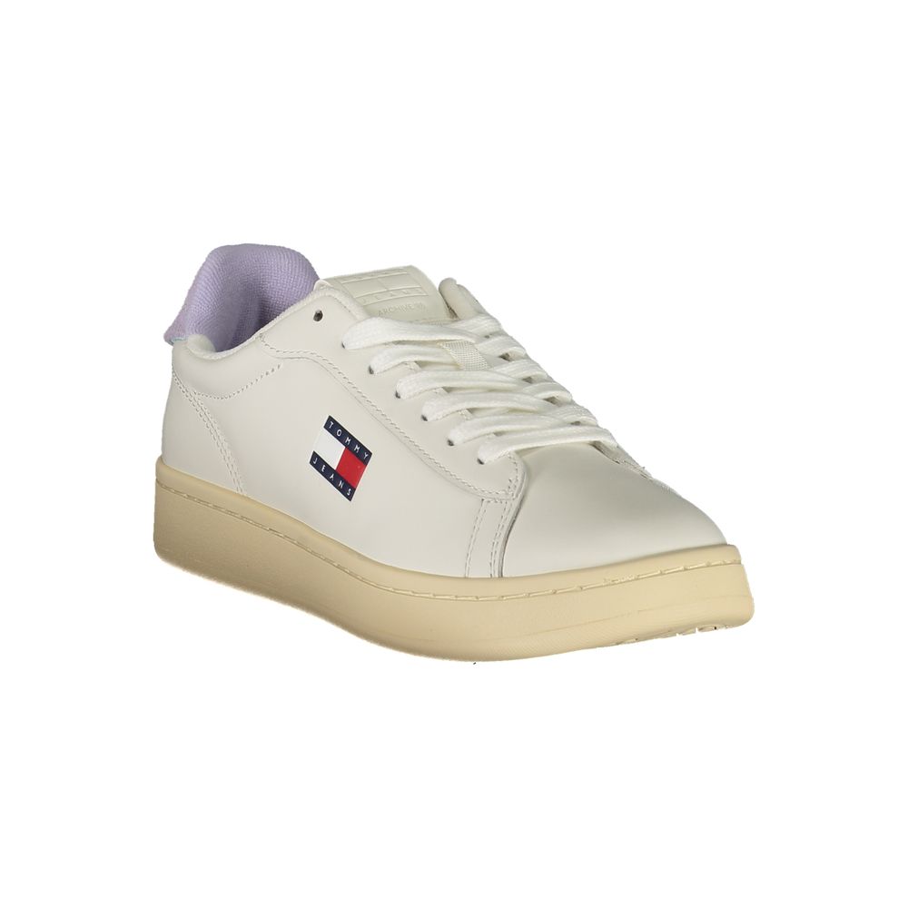 Tommy Hilfiger White Leather Women Sneaker LUNESCAPE