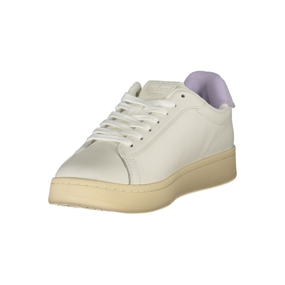 Tommy Hilfiger White Leather Women Sneaker LUNESCAPE