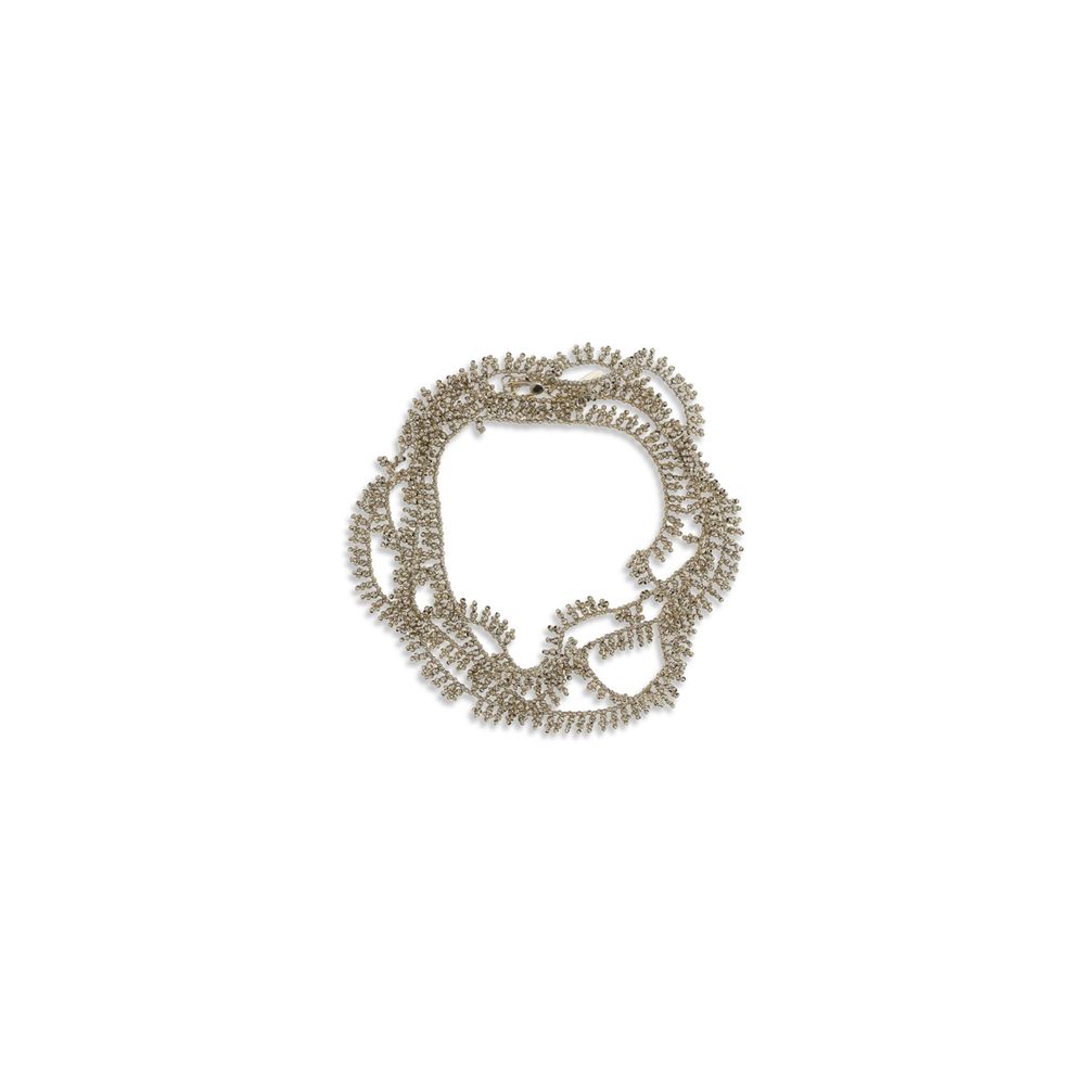 Brunello Cucinelli Silver Knotted Bracelet LUNESCAPE