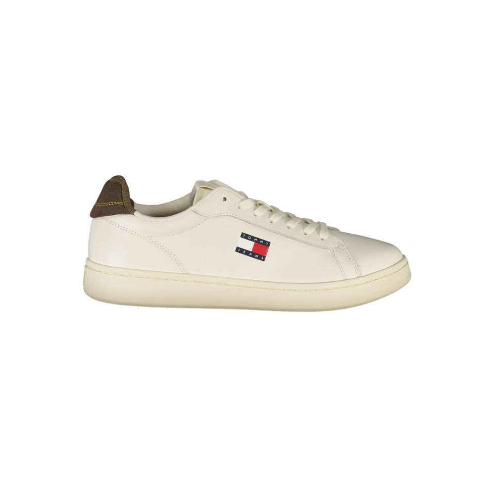 Tommy Hilfiger Bianco Polyurethane Men Sneaker LUNESCAPE