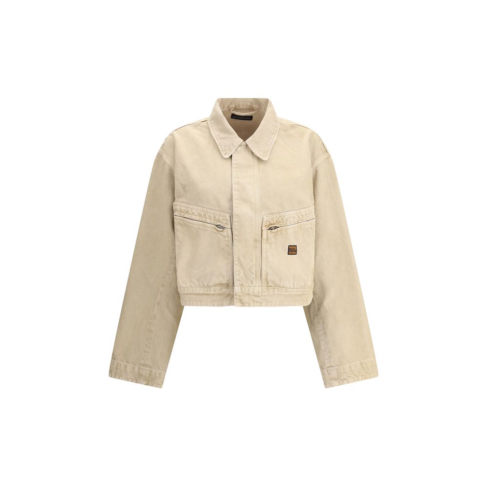 Balenciaga Workwear Cropped Denim Cargo Jacket LUNESCAPE