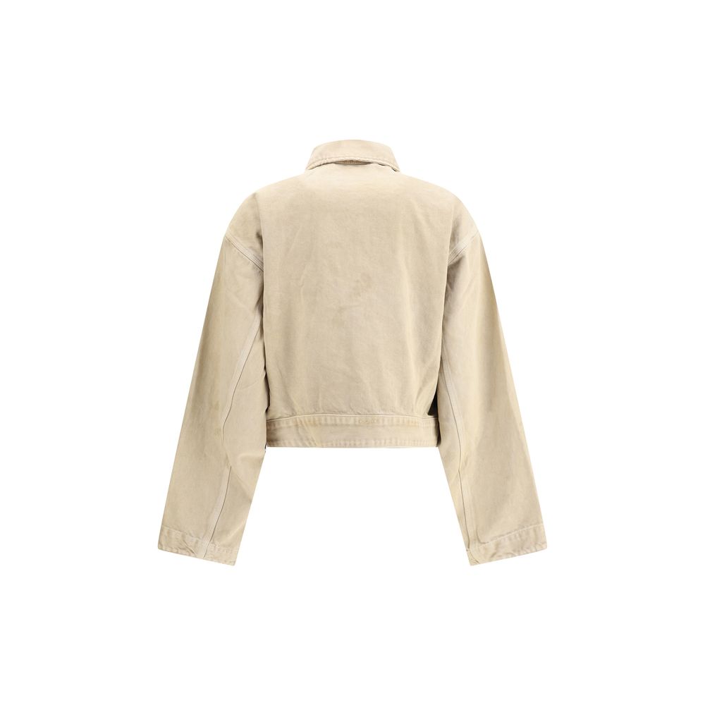 Balenciaga Workwear Cropped Denim Cargo Jacket LUNESCAPE