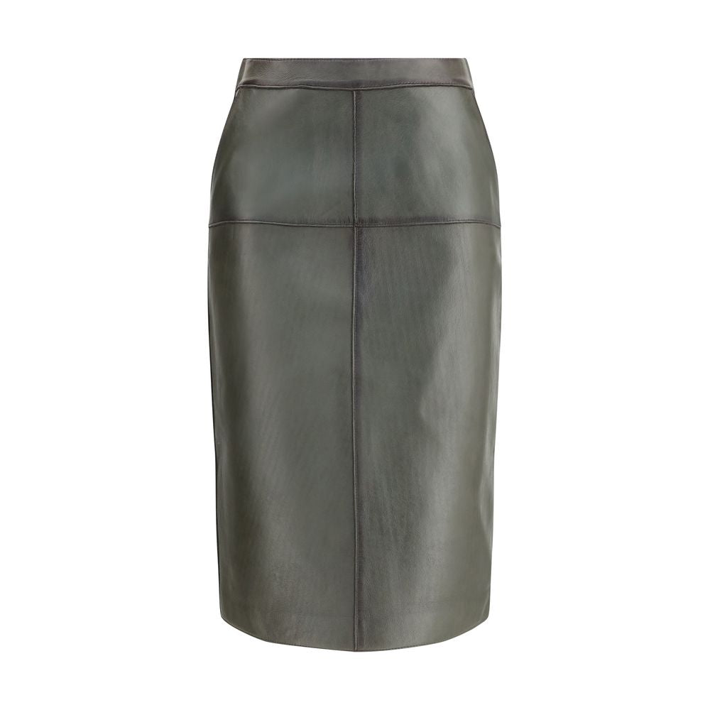 P.A.R.O.S.H. Leather pencil Skirt LUNESCAPE