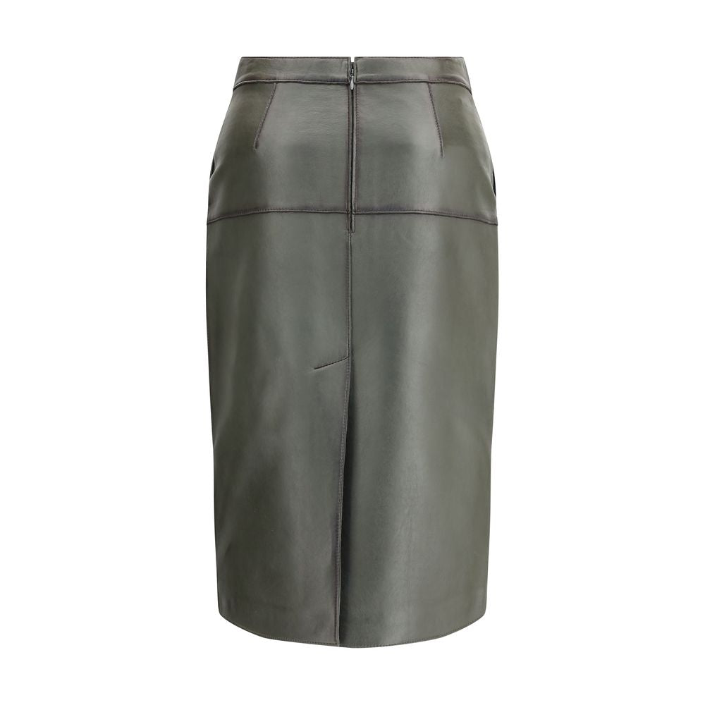 P.A.R.O.S.H. Leather pencil Skirt LUNESCAPE