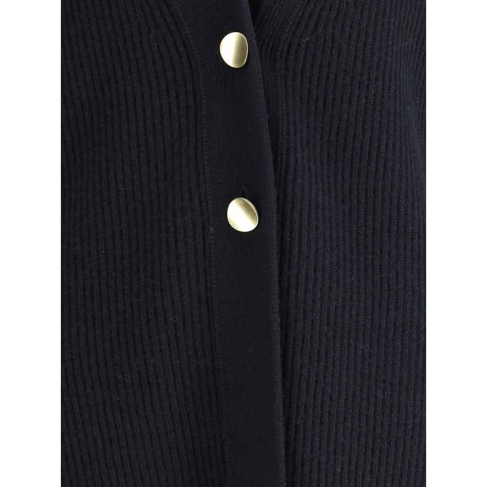 Forte_Forte Long ribbed cashmere Cardigan LUNESCAPE