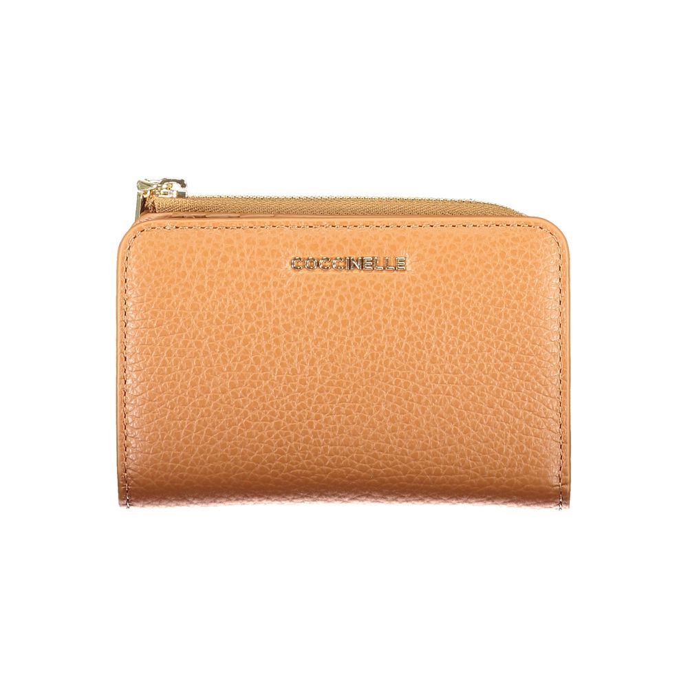 Coccinelle Marrone Pelle Women Wallet LUNESCAPE