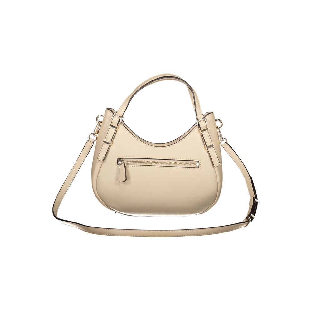 Guess Jeans Beige Polyurethane Woman Handbag LUNESCAPE