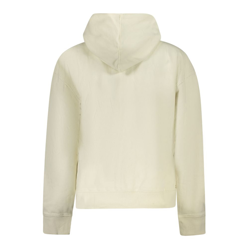 Pepe Jeans White Cotton Women Sweater LUNESCAPE