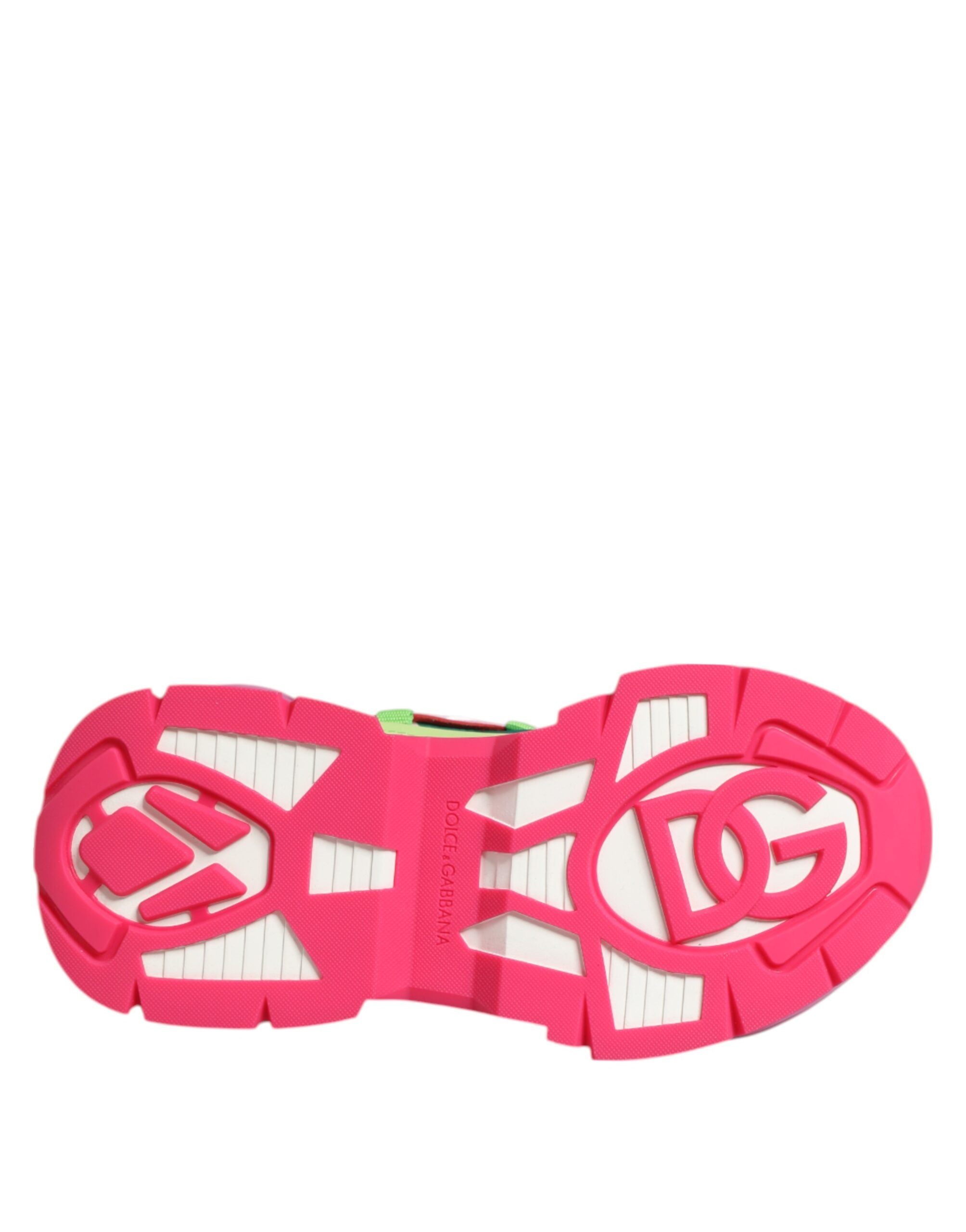 Dolce & Gabbana Multicolor Leather Airmaster Low Top Sneaker Shoes LUNESCAPE