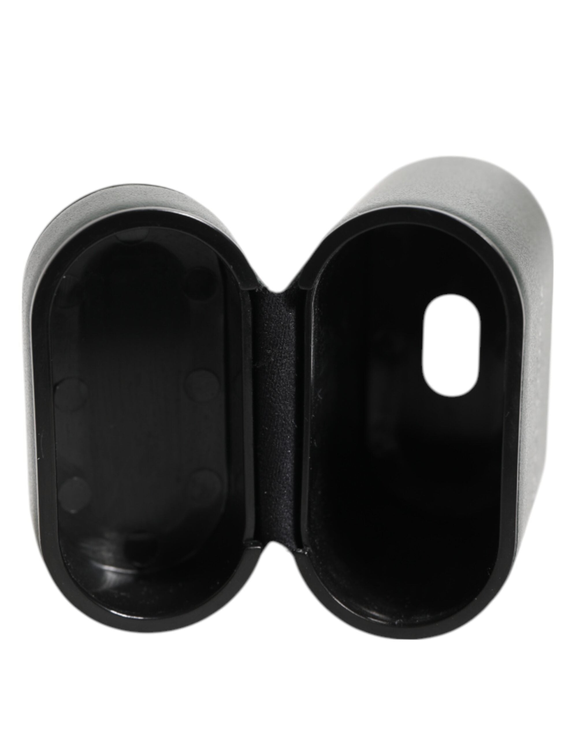 Dolce & Gabbana Army Green Calfskin Leather Logo Flip Holder Airpods Case LUNESCAPE