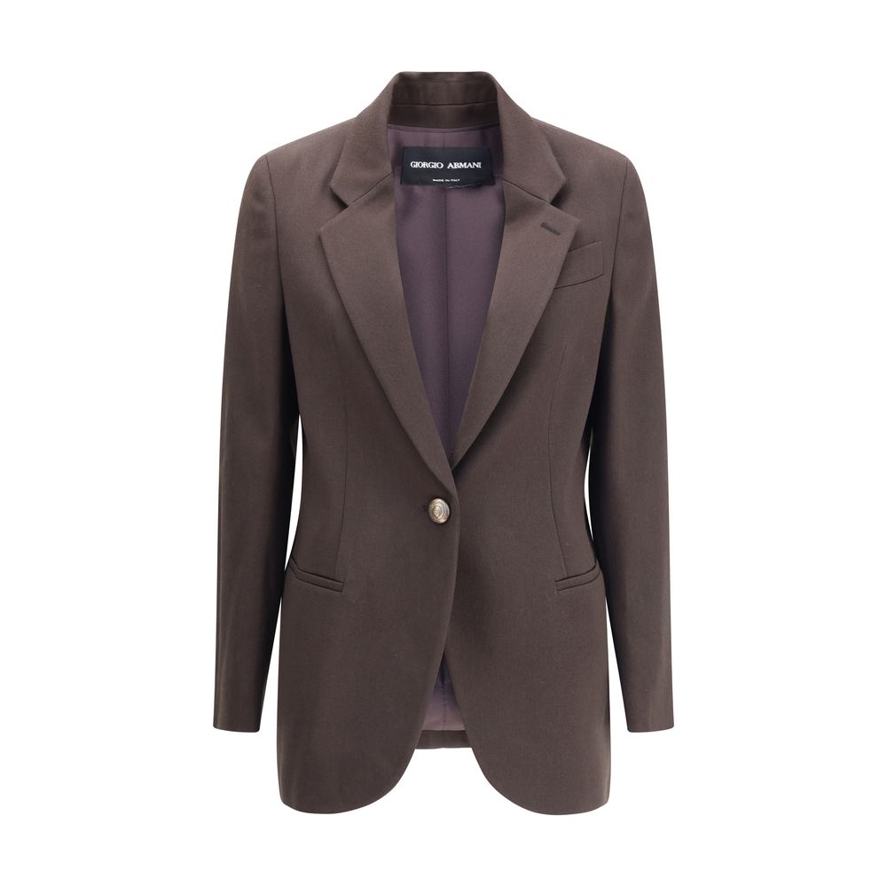 Giorgio Armani Single-breasted wool Blazer LUNESCAPE