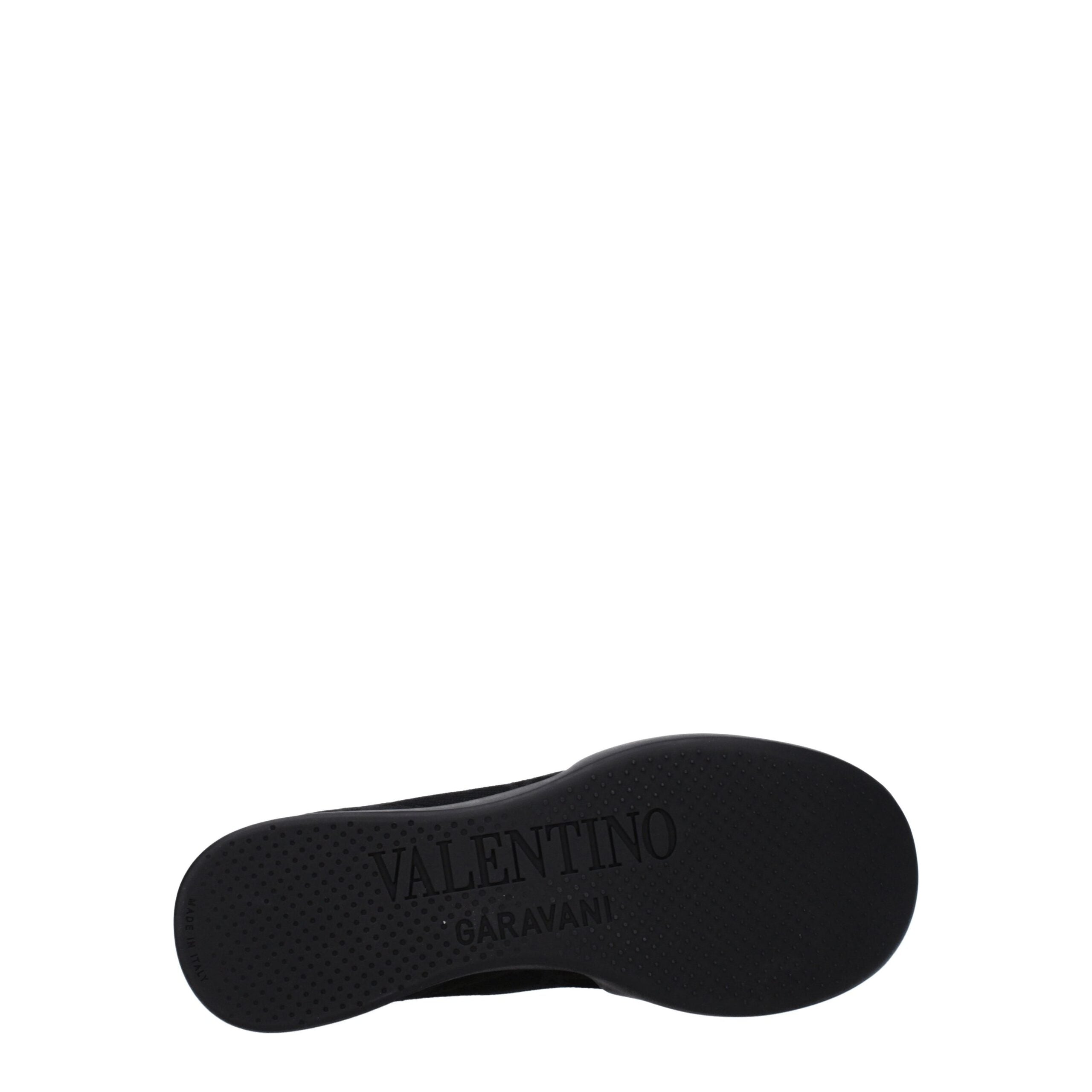 Valentino Garavani Black Fabric High Tops LUNESCAPE