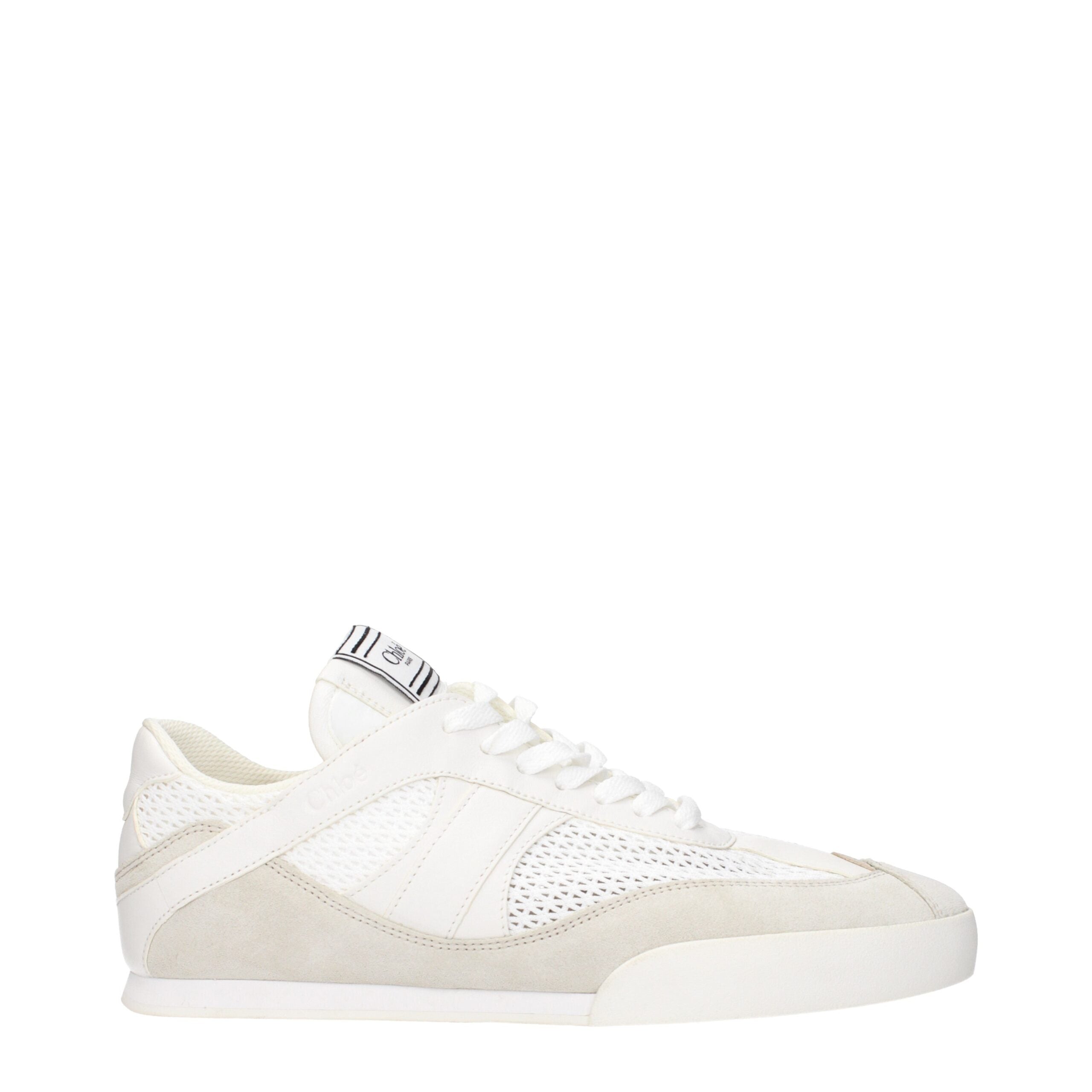 Chloé White Fabric Low Tops LUNESCAPE