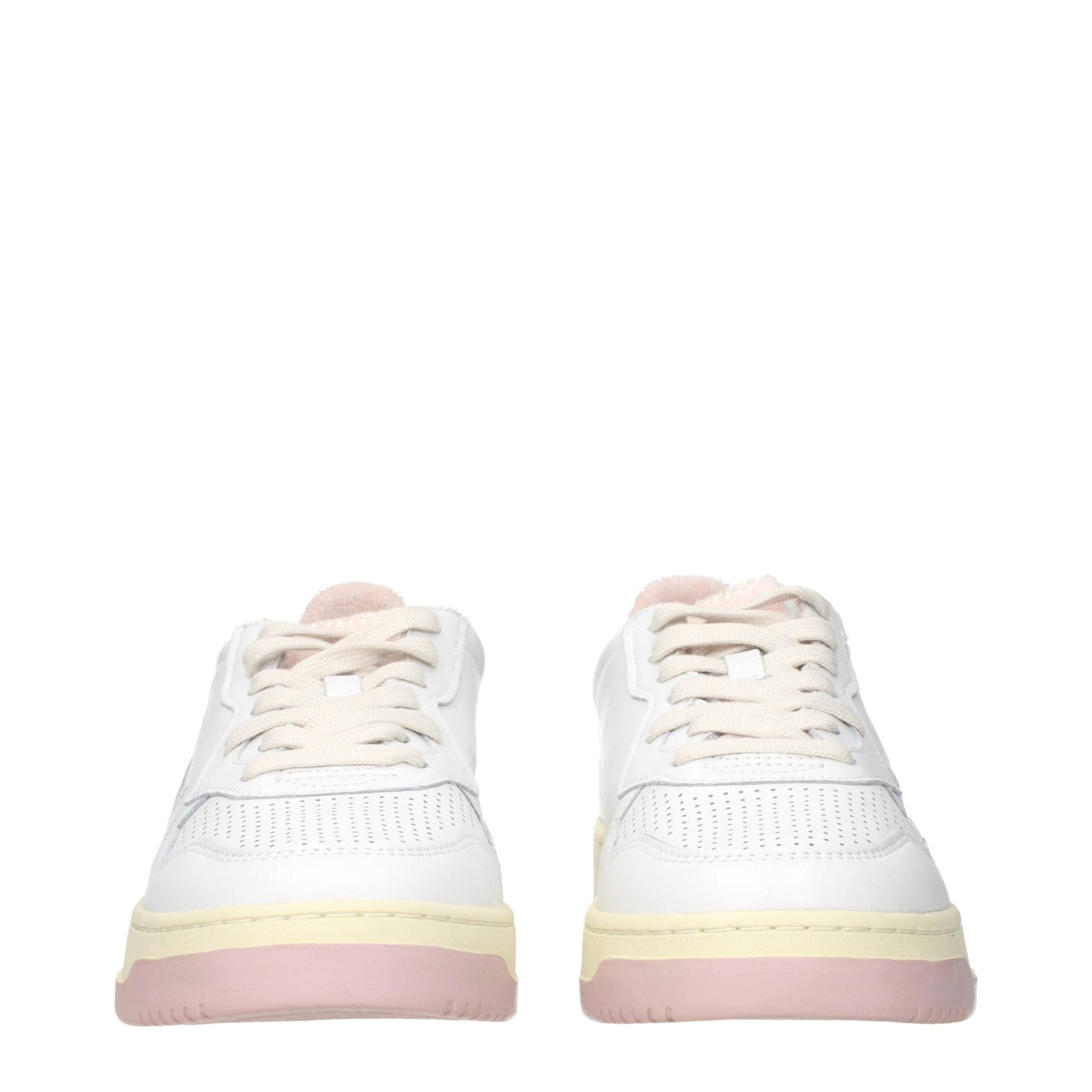 Autry White Leather Low Tops LUNESCAPE