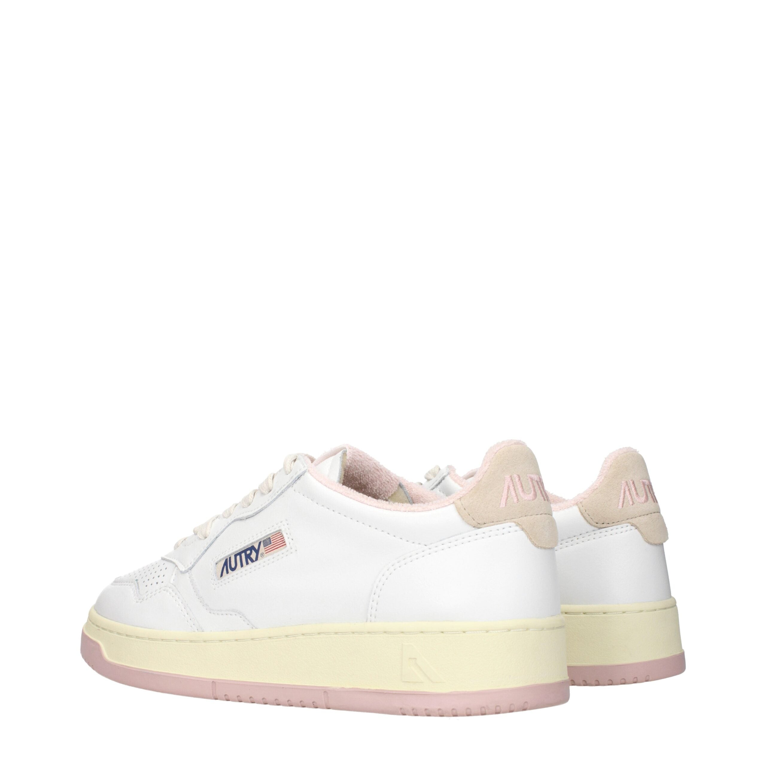 Autry White Leather Low Tops LUNESCAPE
