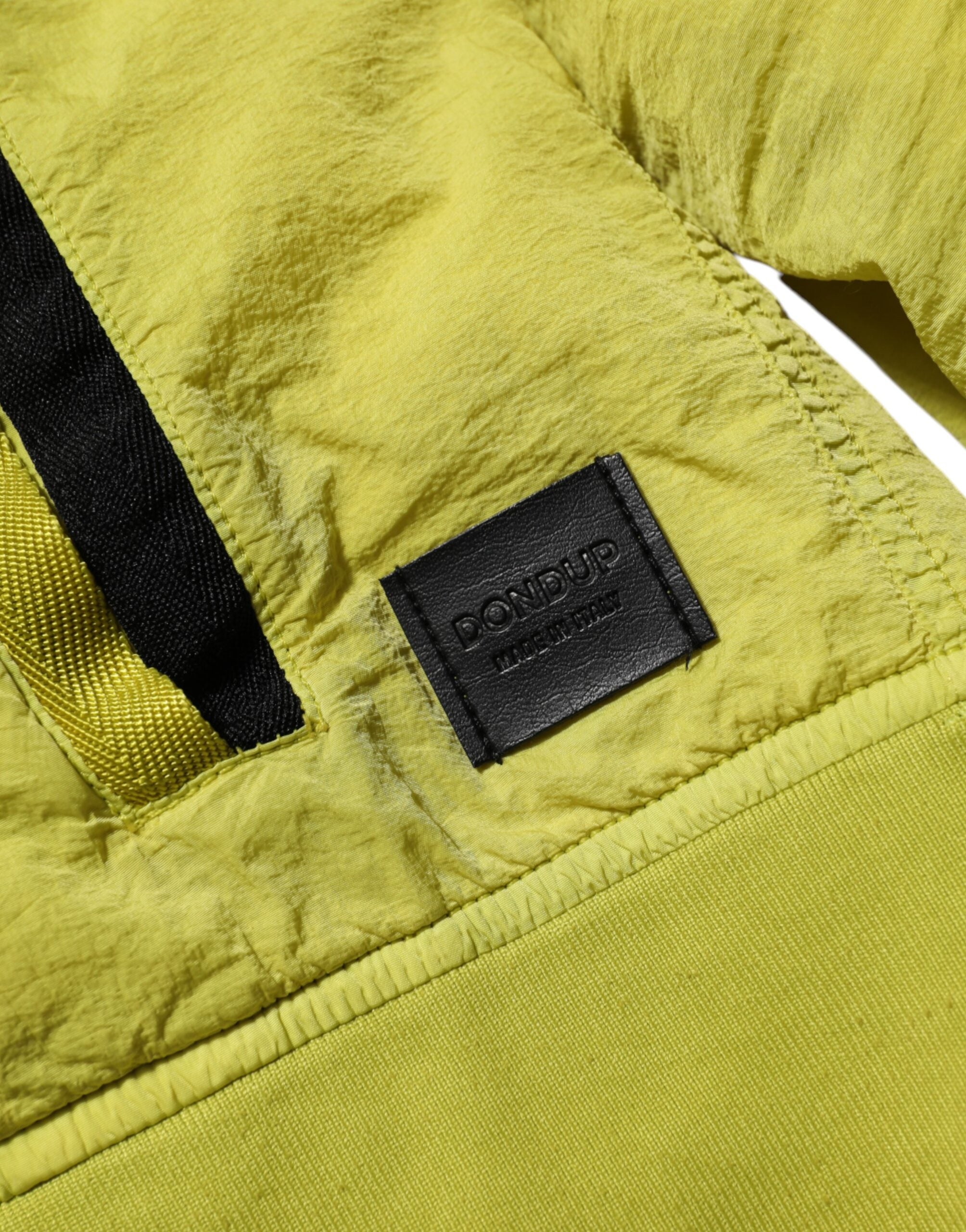 Dondup Yellow Polyamide Zipper Bomber Women’s Jacket LUNESCAPE