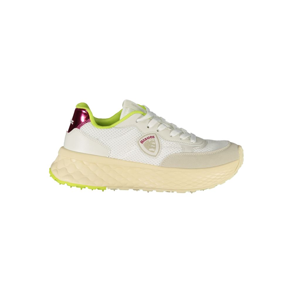 Blauer White Polyurethane Women Sneaker LUNESCAPE