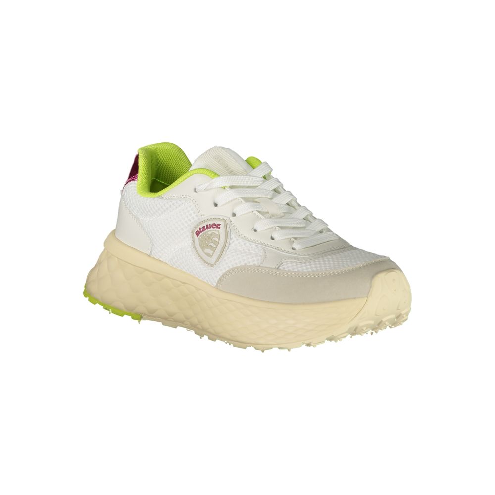 Blauer White Polyurethane Women Sneaker LUNESCAPE