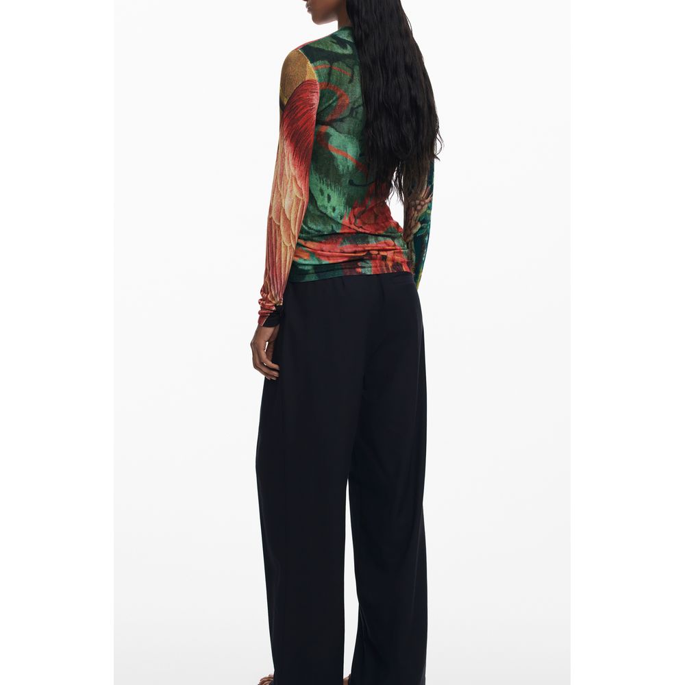 Desigual Green Viscose Women Sweater LUNESCAPE