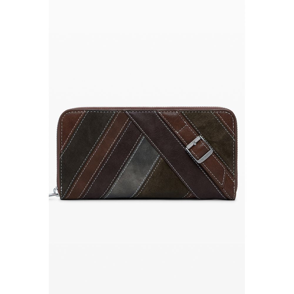 Desigual Marrone Poliuretano Women Wallet LUNESCAPE