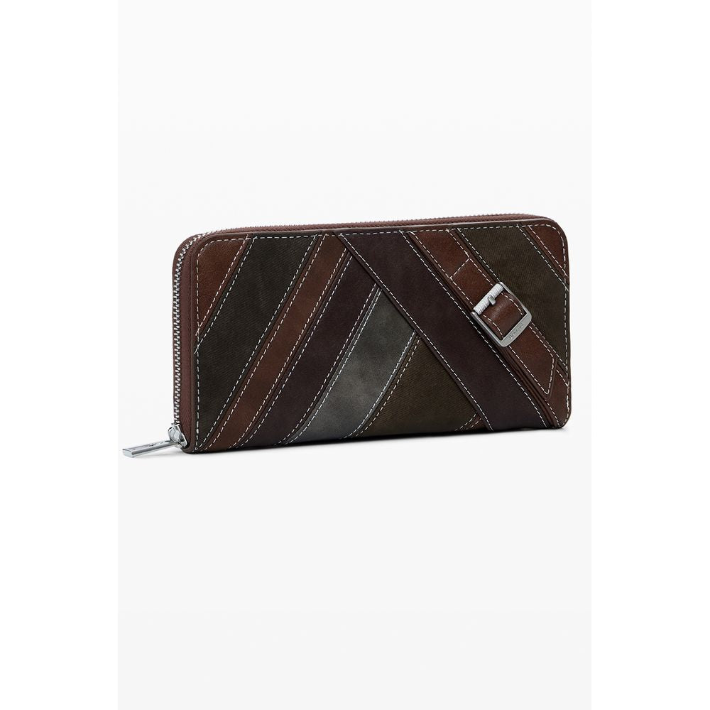 Desigual Marrone Poliuretano Women Wallet LUNESCAPE