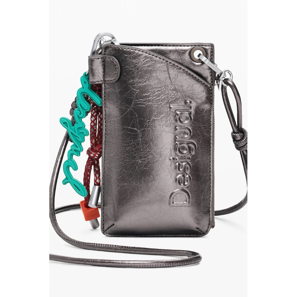 Desigual Bronze Polyethylene Women Wallet LUNESCAPE