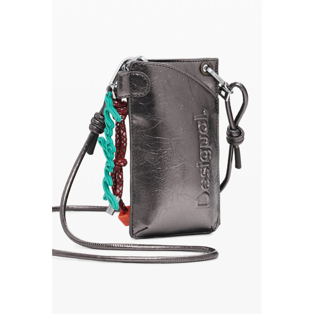 Desigual Bronze Polyethylene Women Wallet LUNESCAPE