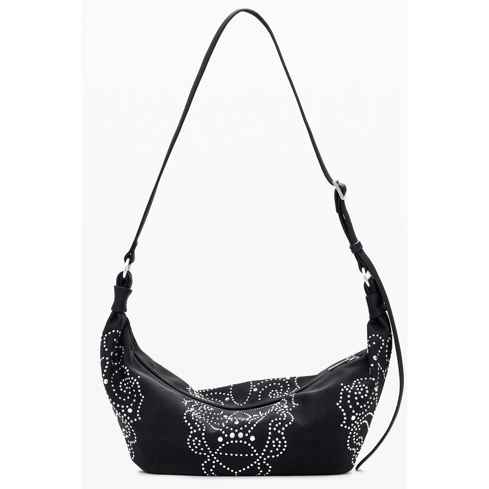 Desigual Nero Poliuretano Women Handbag LUNESCAPE