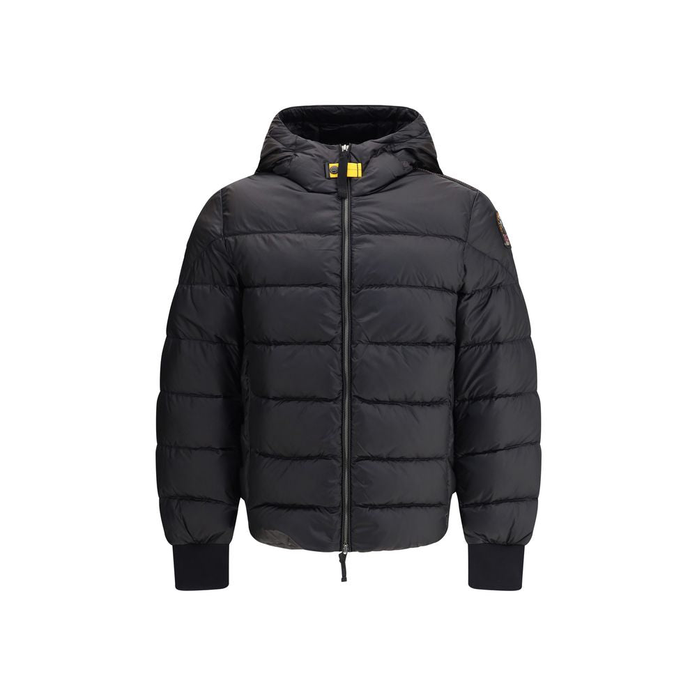 Parajumpers Black Polyamide Jacket Coat