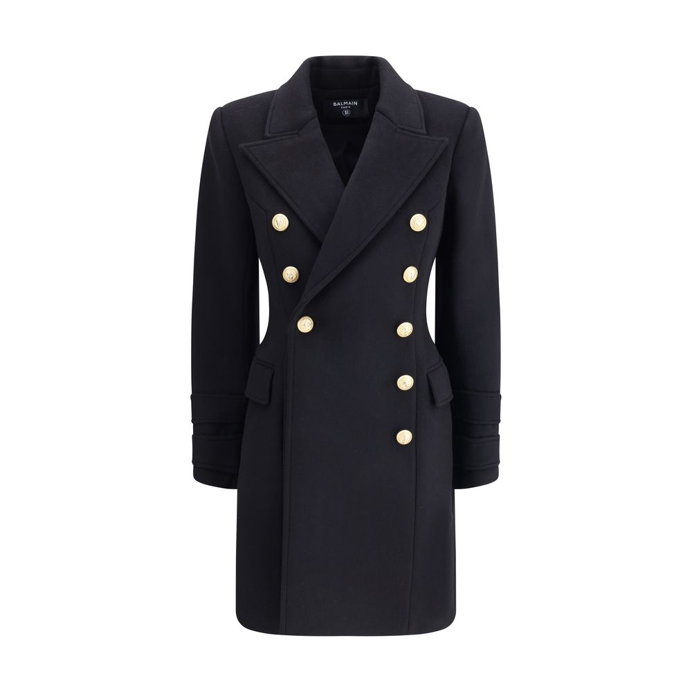 Balmain wool and cashmere double-breasted Trench Coat LUNESCAPE